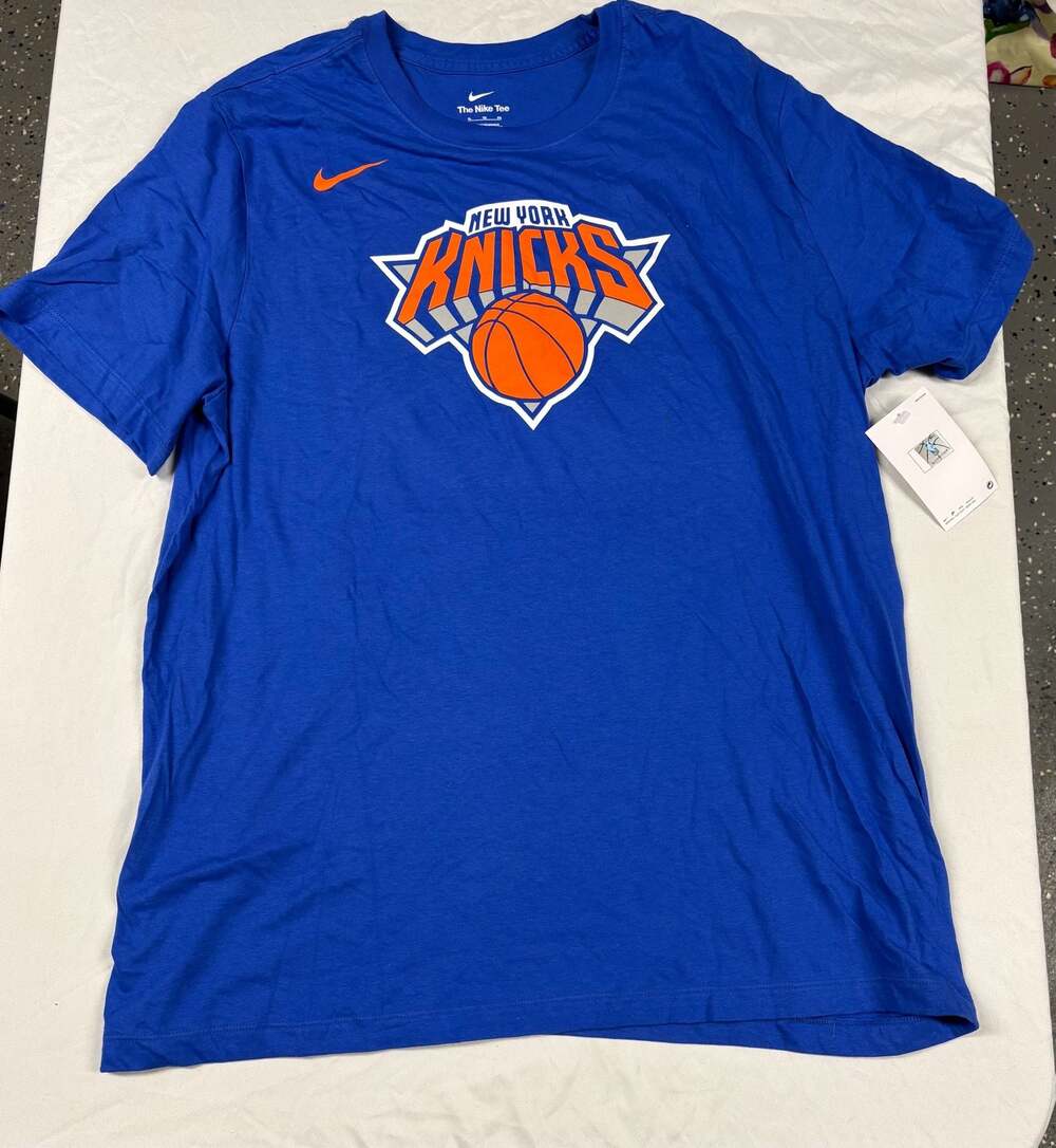 Nike New York Knicks Essential Logo T-Shirt - Royal Blue